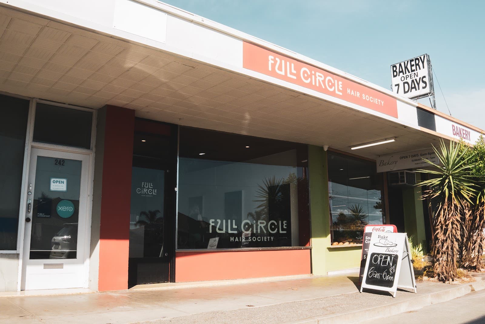 Full Circle Hair Society storefront at 244 Seacombe Road